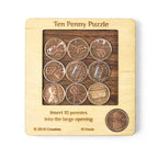 Penny Baffling Puzzle difíciles acertijos para adultos y niños juguetes educativos IQ Challenge juegos lógicos Rompecabezas regalos
