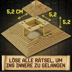 Regalo sorpresa, caja de rompecabezas piramidal Quest con compartimento oculto, juegos de rompecabezas para adultos y niños, juguetes creativos de prueba IQ