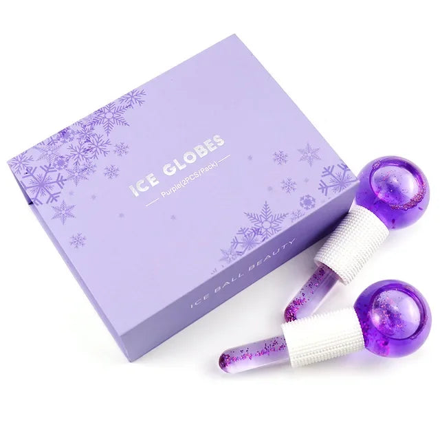 Rodillo de Metal mágico de acero inoxidable para terapia de frío, rodillo de belleza Facial de enfriamiento de oro rosa para la piel, gran oferta