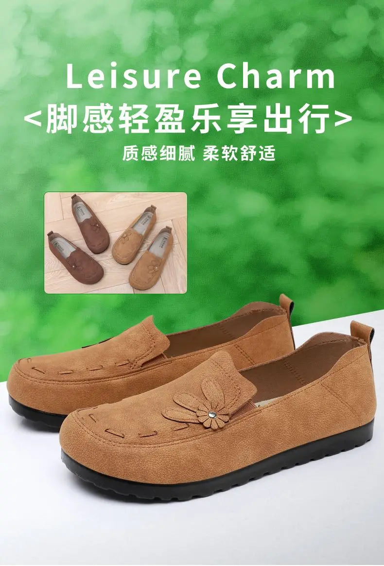 Mocasines sin Cordones | Felpa Sintética | Suela Blanda Antideslizante | Primavera 2025