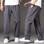Pantalones Cargo para Hombre | Ajuste Relajado | Colores Negro y Caqui | Ticotrendy
