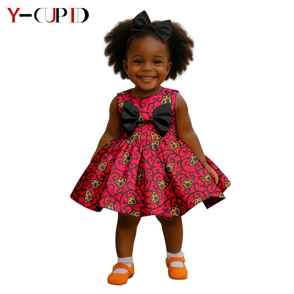 Vestido Algodón Lazo con Pañuelo Bebé Niña | Tallas XS-XXL | Tico Trendy