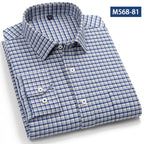 Camisa Clásica Algodón Hombre | Manga Larga | Botones | Casual y Oficina | Ticotrendy