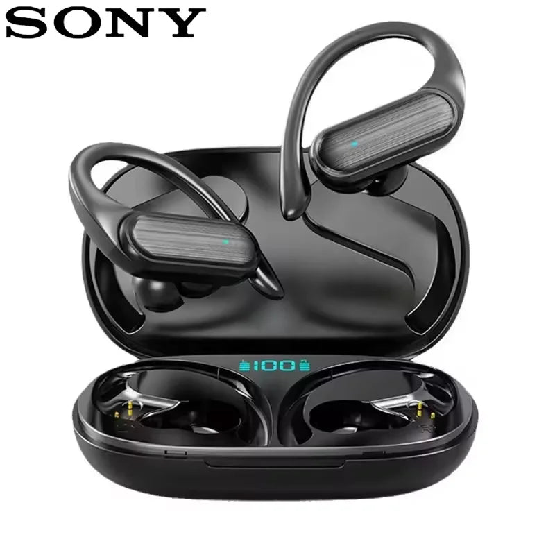 Auriculares Sony HD Bluetooth 5.4 | Gancho para Oreja | Cable HIFI | Estuche de Carga