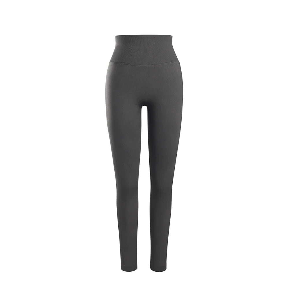 VEQKING-pantalones de Yoga sin costuras para mujer, mallas deportivas de secado rápido, mallas deportivas de cintura alta para gimnasio, pantalones de entrenamiento con fruncido en el trasero