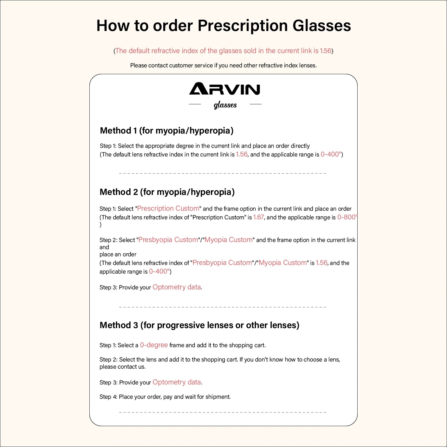 Gafas ARVIN Ovaladas Retro | Montura Pequeña Transparente | Miopía | Mujer