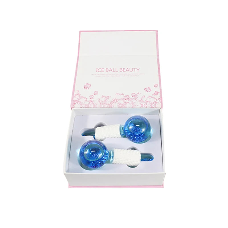 Rodillo de Metal mágico de acero inoxidable para terapia de frío, rodillo de belleza Facial de enfriamiento de oro rosa para la piel, gran oferta