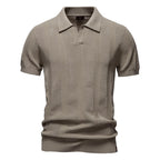 Polo Malla Cuello Vuelto Hombre | Punto Transpirable Informal | Tallas S-XXL | Tico Trendy
