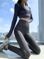 Leggings Piel Tiburón Cargo | Cintura Alta Elástico Sexy | Bolsillo Fitness Deporte PV | Ticotrendy