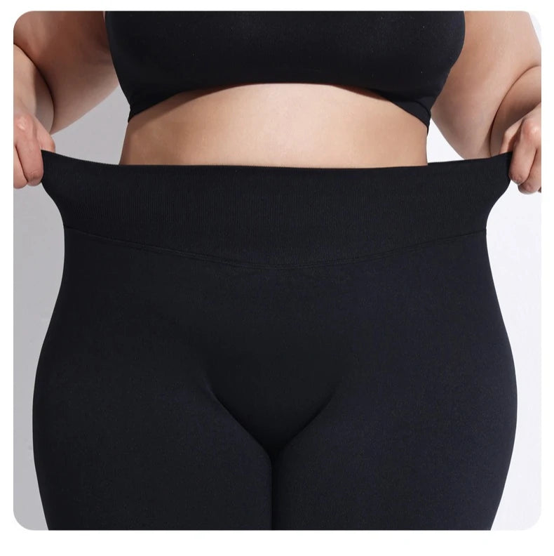 Pantalones de Yoga VEQKING para Mujer, Tallas Grandes, Leggings Deportivos Sin Costuras de Secado Rápido, Leggings de Gimnasio con Efecto Push-Up, Pantalones de Entrenamiento de Alta Elasticidad