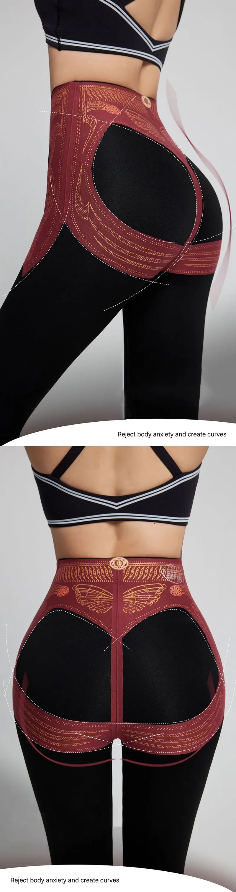 Leggings Piel Tiburón Shaping | Levantador Glúteos Micro Presión | Adelgazamiento Fitness P-V | Ticotrendy