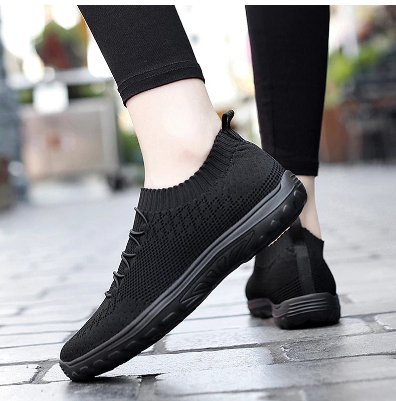 Zapatos Planos Ligeros para Mujer | Tallas 42-43 | Azul, Rosa, Negro, Gris | Verano