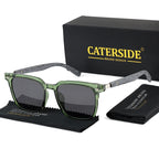 Gafas de Sol Polarizadas CATERSIDE | Montura TR90 y Patillas de Madera | UV400