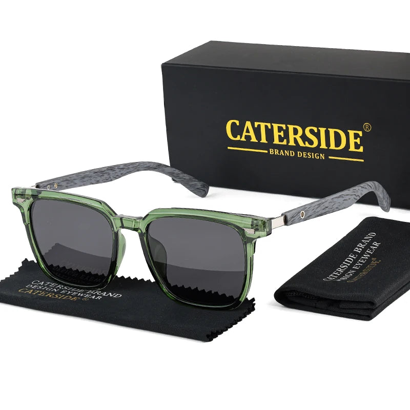 Gafas de Sol Polarizadas CATERSIDE | Montura TR90 y Patillas de Madera | UV400