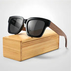 Gafas de Sol de Madera Natural | Lentes Polarizadas UV400 | Estilo Clásico