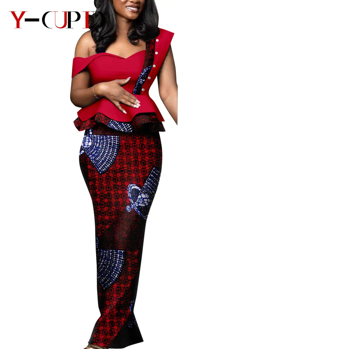 Vestido Dashiki Africano Caftán Boda Pareja | Camisa y Pantalón | Tallas XS-6XL | Tico Trendy
