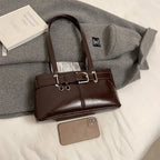 Bolso Hombro Diseño Hebilla Cinturón Lujo | Moda Versátil Tendencia Costa Rica