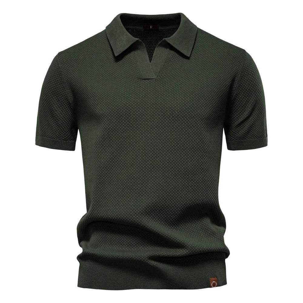 Polo Transpirable Elástico Hombre | Manga Corta Ligero Verano | Tallas S-XXL | Tico Trendy