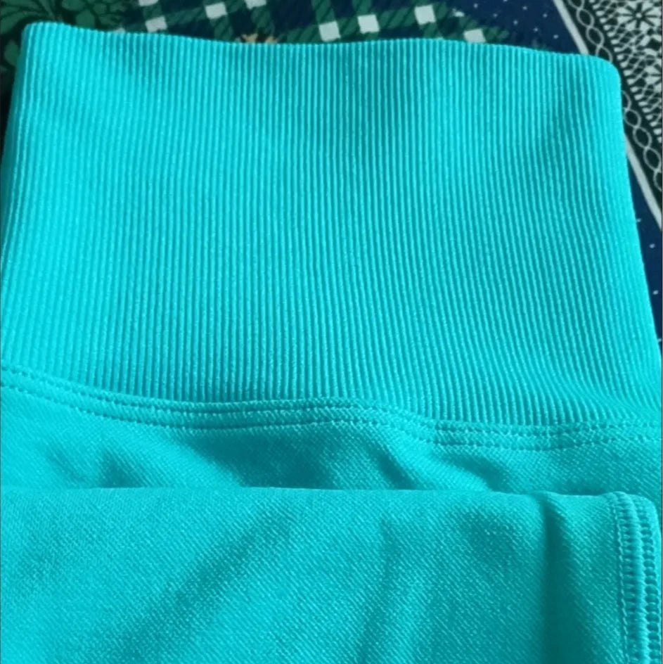 Pantalones Yoga Cintura Alta | Mallas Sin Costuras Realce Cadera | Elásticas Sólidas para Gimnasio | Tico Trendy