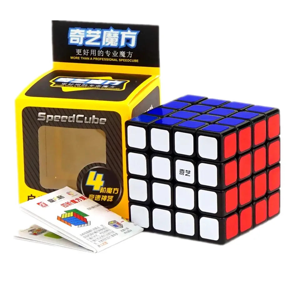Cubo mágico Qiyi 2x2 3x3 4x4 5x5 6x6 pegatinas negras rompecabezas educativo Cubo mágico juguetes para niños regalo juguete Cubo mágico