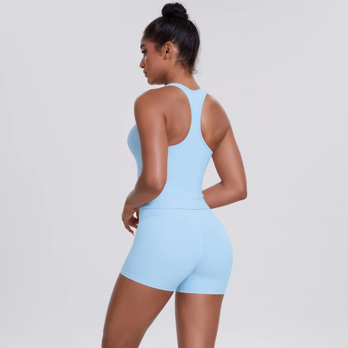 Conjunto Deportivo Mujer 2 Piezas | Sujetador Y Mallas Cintura Alta | Gym Yoga