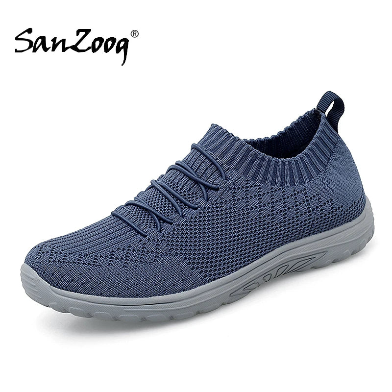 Zapatos Planos Ligeros para Mujer | Tallas 42-43 | Azul, Rosa, Negro, Gris | Verano
