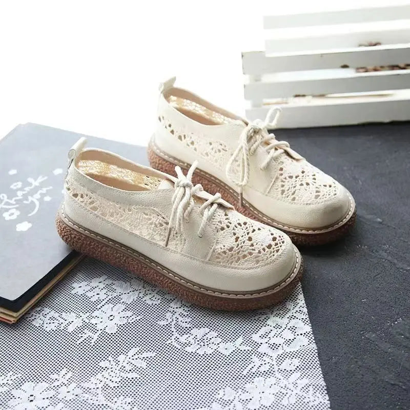 Zapatillas de Malla Transpirable | Estampado Blanco | Suela Suave Antideslizante | Tejido Cómodo