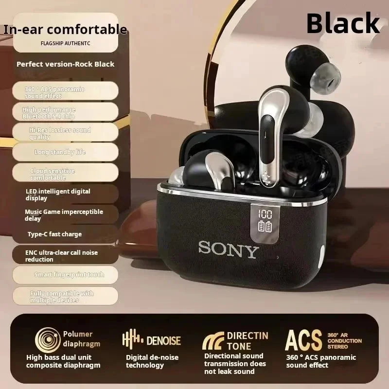 Auriculares Sony TWS Originales Bluetooth | HiFi | Pantalla LED | Impermeable | Con Micrófono