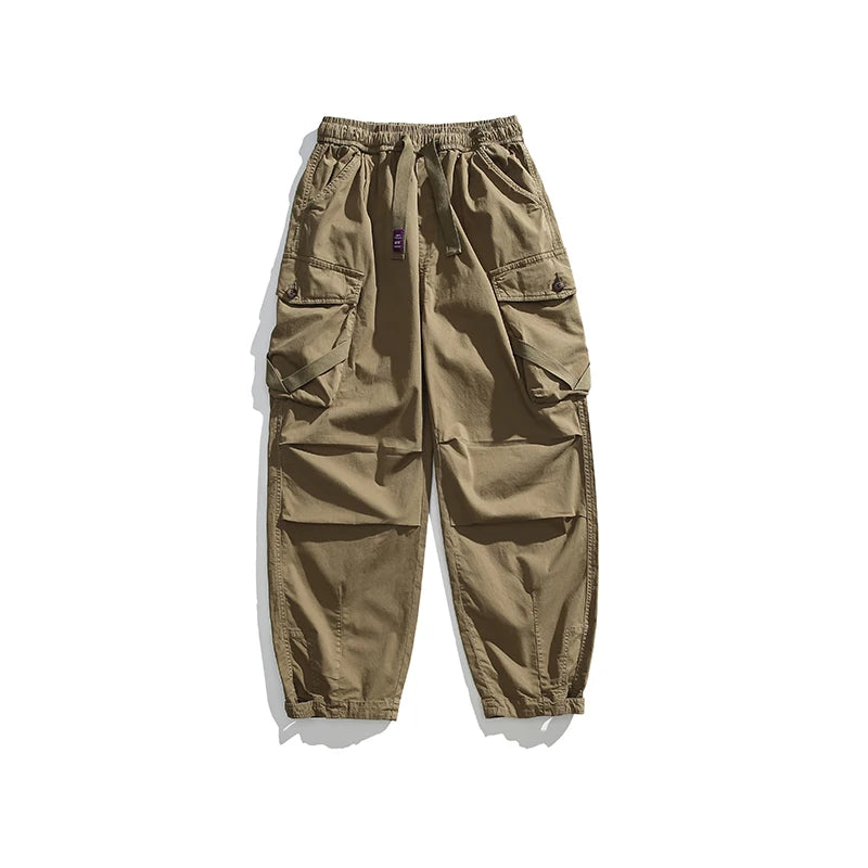 Pantalón Cargo Vintage | Corte Holgado | Algodón Elástico | Ticotrendy