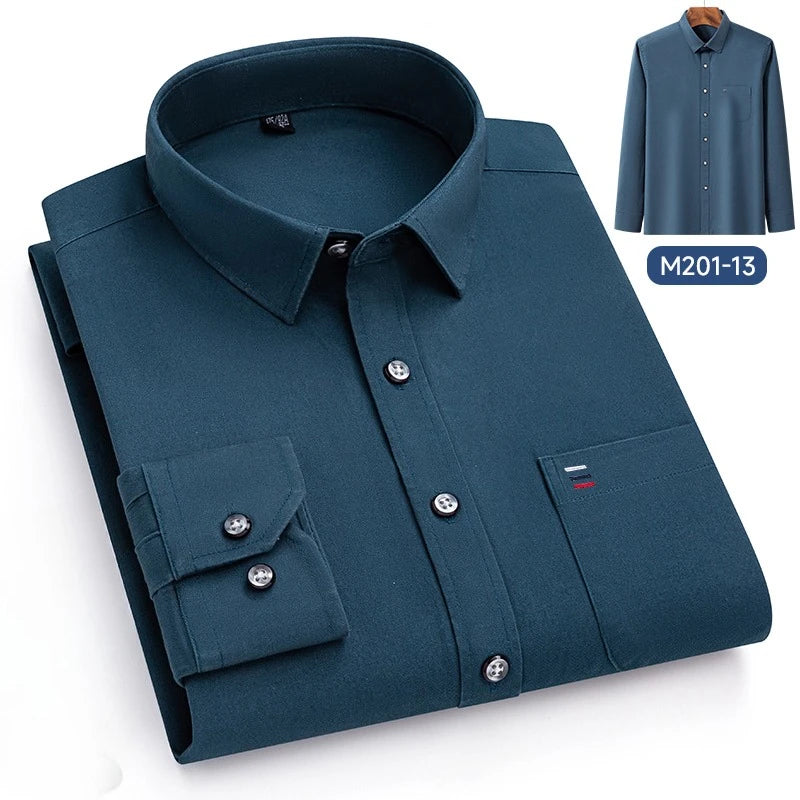 Camisa  Algodón | Smart Casual | Ajuste Regular | Bolsillo | Vintage | Ticotrendy