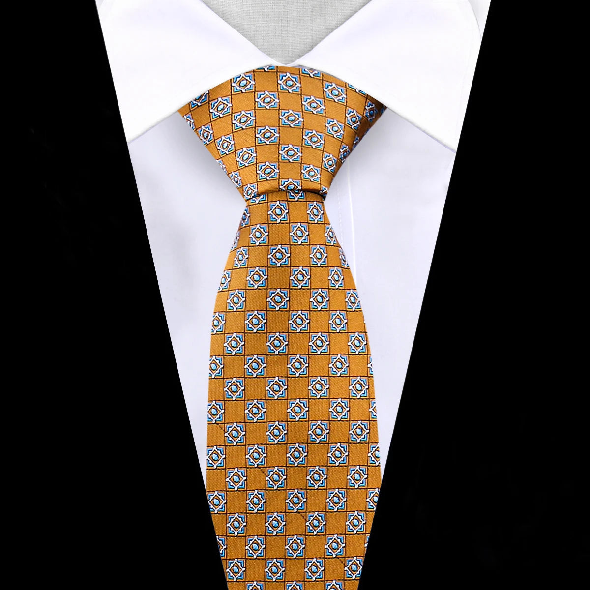 Corbata Jacquard De Poliéster Negocios Boda Accesorio De Moda