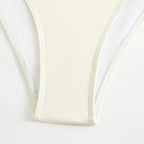Conjunto de Bikini de Gasa de 3 Piezas - Traje de Baño Divisado para Playa