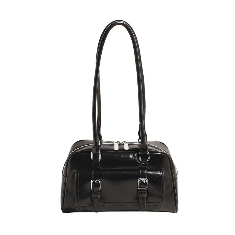 Bolsos De Mano Vintage De Lujo Mujer Elegantes De Piel Sintética