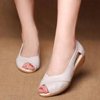 Sandalias de Cuña Planas | Punta Abierta | Tallas 41-42 | Genuinas