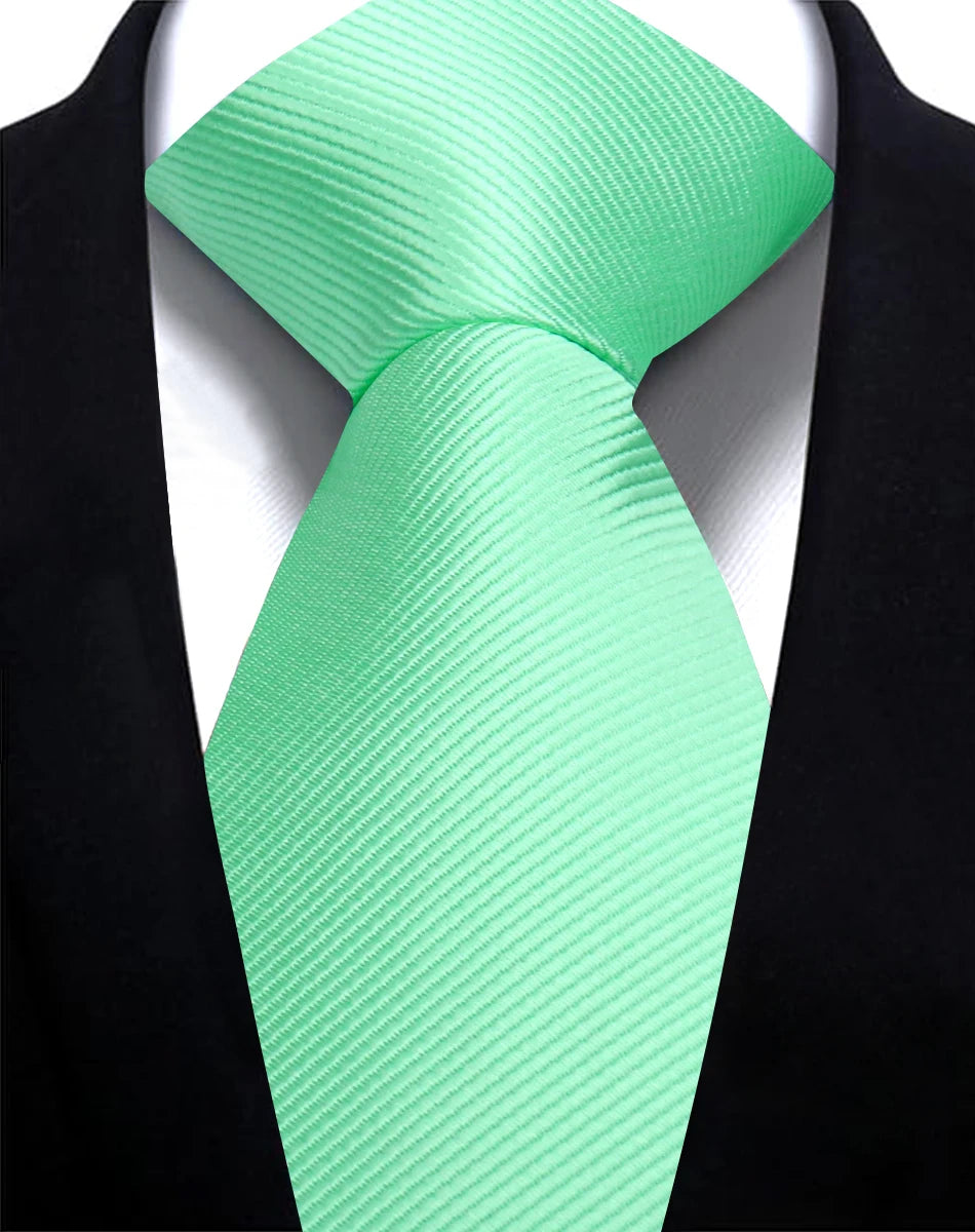 Corbata Lisa De Poliéster Negocios Boda Accesorio De Moda