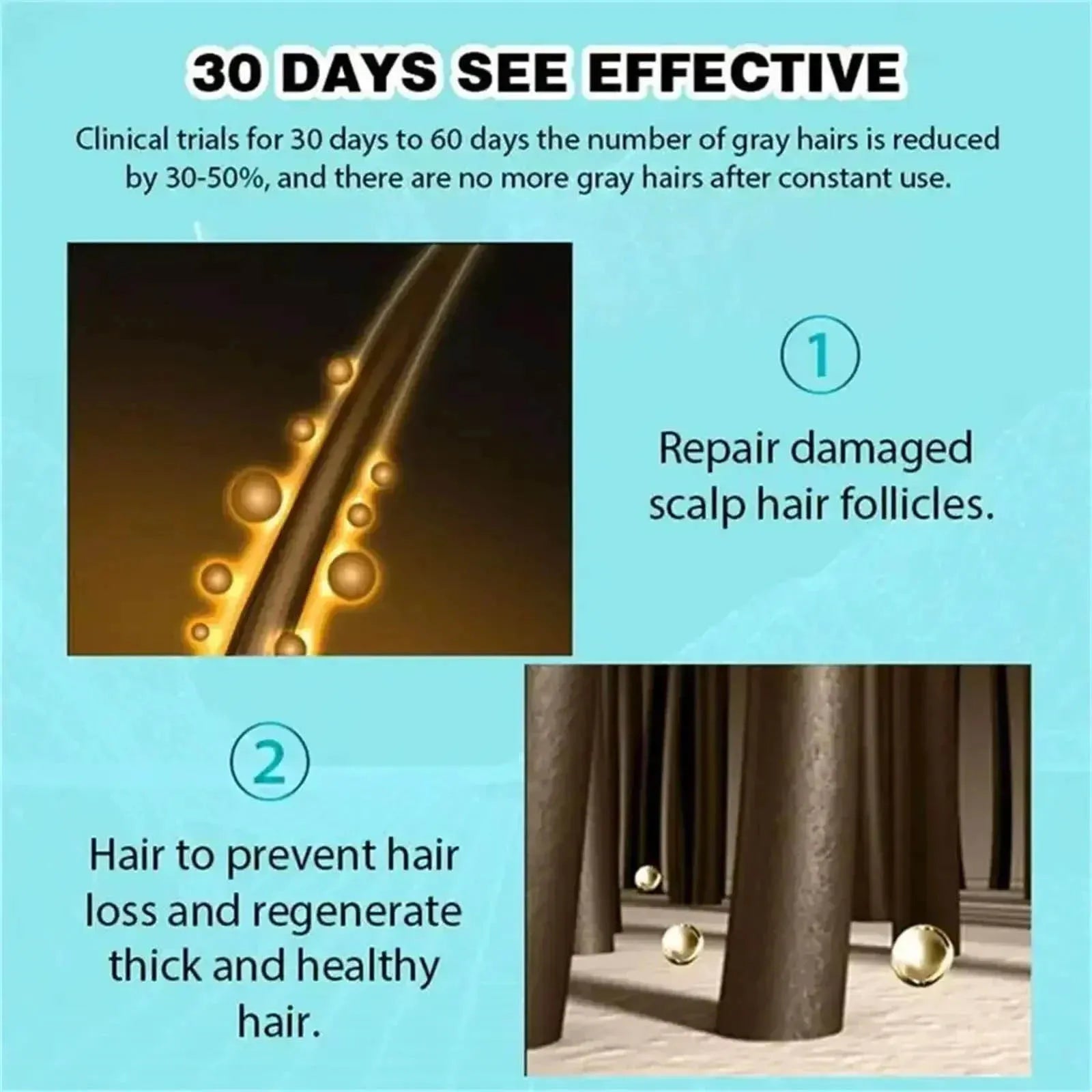 Champú de tinte para el cabello a base de hierbas naturales 3 en 1, cambio de Color del cabello, cabello gris a marrón oscuro, negro, cuidado nutritivo profundo