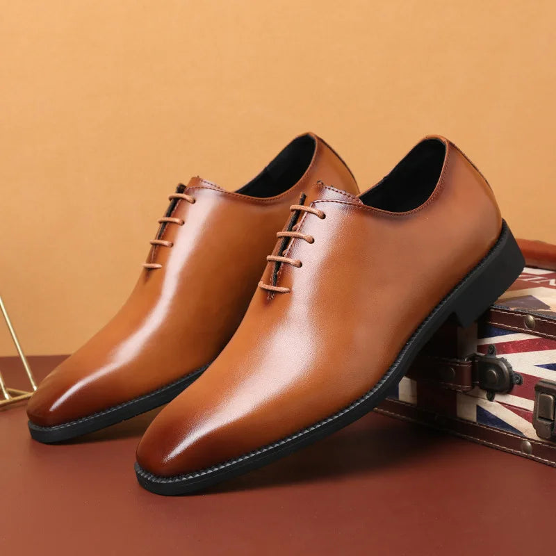 Zapatos Formales para Hombre 2026 | Primavera Otoño con Cordones | Zapatos de Boda y Negocios | Tico Trendy
