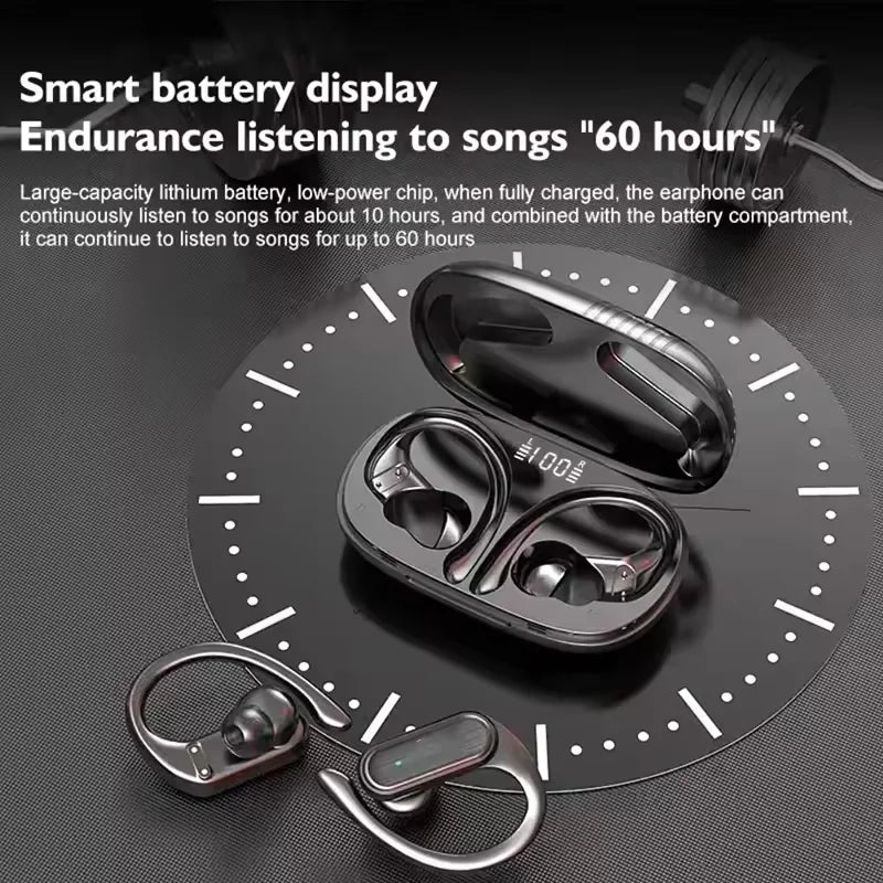 Auriculares Sony HD Bluetooth 5.4 | Gancho para Oreja | Cable HIFI | Estuche de Carga