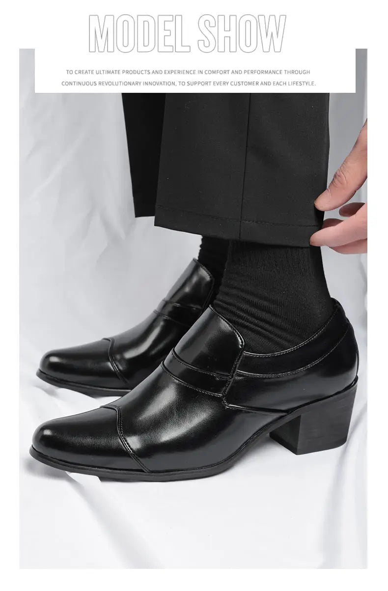 Zapatos Hombre Charol Negros Clásicos Punta Puntiaguda Formales | Fiesta