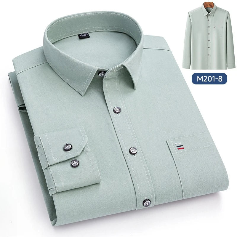 Camisa  Algodón | Smart Casual | Ajuste Regular | Bolsillo | Vintage | Ticotrendy