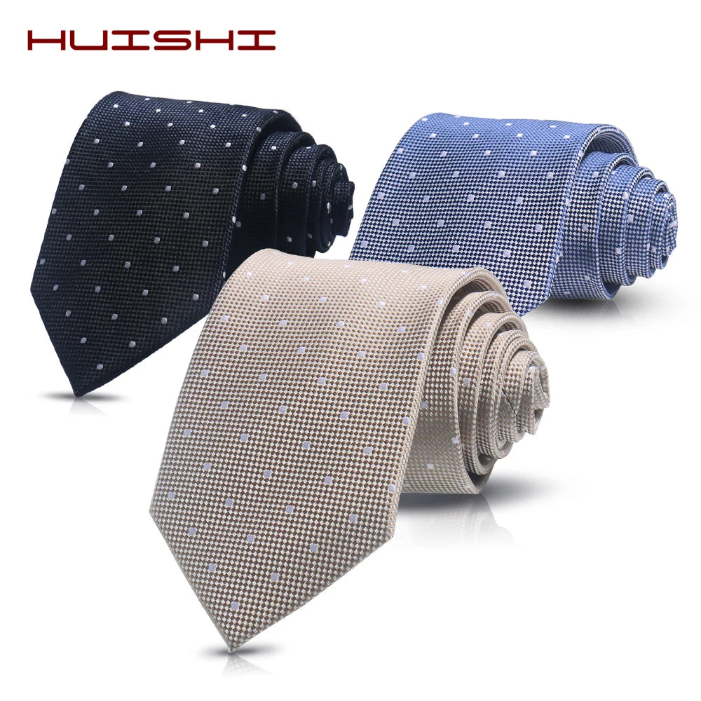 Corbata De Lunares Para Negocios Moda Casual Con Estilo Tico