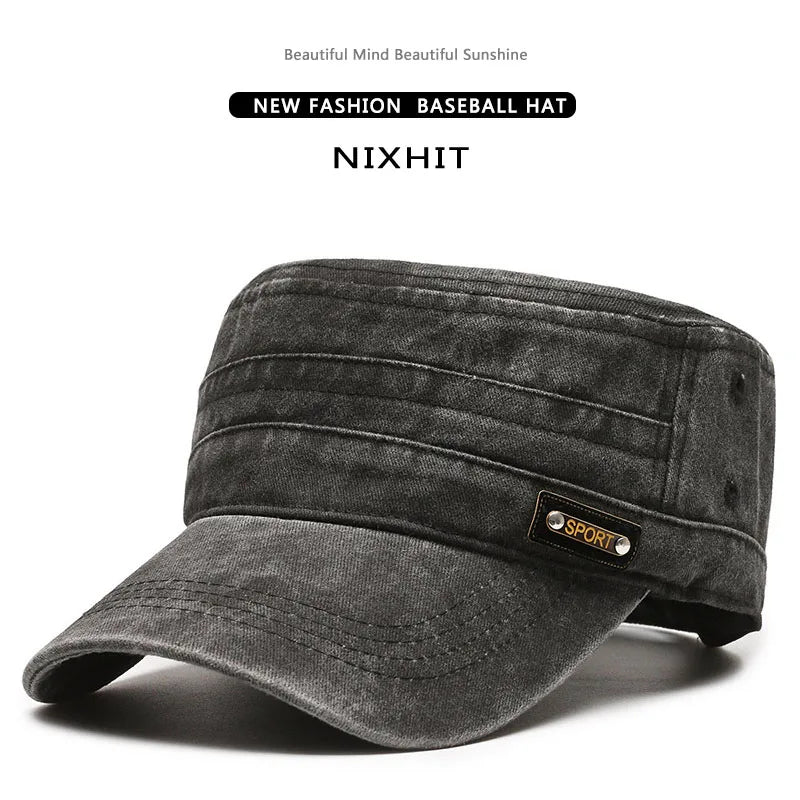 Gorra Béisbol Retro Hueso Plana Secado Rápido | Deporte Caza Pesca Unisex