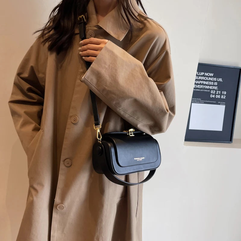 Mini Bolso Cruzado Cuadrado Lujo Estructurado | Diseño Simple Tendencia Versátil