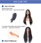 Pelucas sin pegamento con ondas de agua, pelucas de cabello humano Bob corto, pelucas de cabello humano rizado HD transparente, peluca con cierre de encaje 4x4 precortado