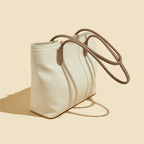 Marca LAORENTOU, bolso de hombro para mujer de piel sintética, bolso de viaje de gran capacidad con superficie suave para Otoño e Invierno 2025
