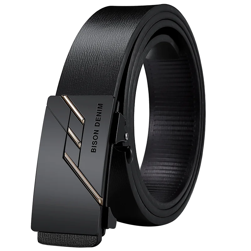 Cinturón de Cuero para Hombre | Hebilla Automática | Estilo Tico Elegancia Casual