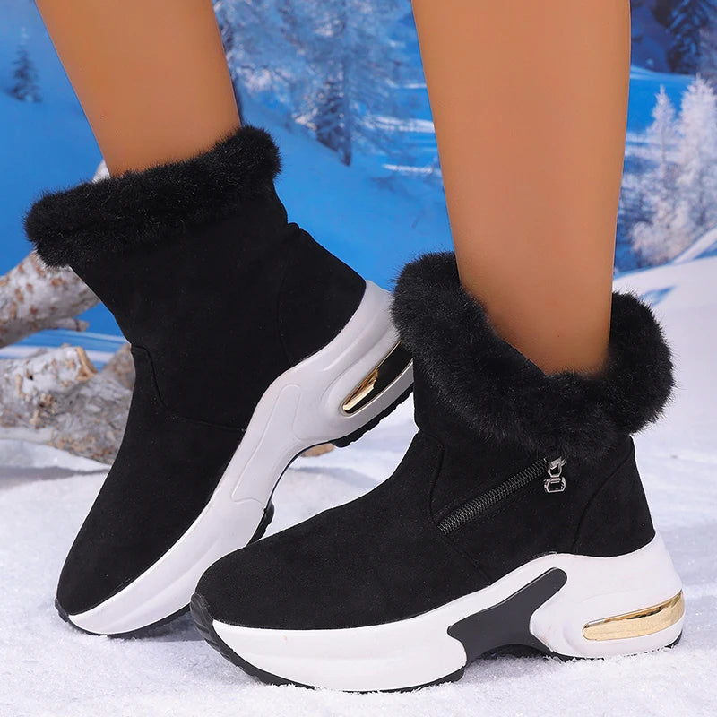 Botines de Cuña y Plataforma | Estilo Coreano | Mujer