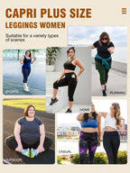 Leggings Yoga Talla Grande | Cintura Alta con Bolsillos | Levantamiento de Glúteos | Tico Trendy