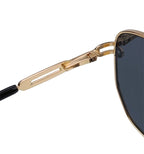 Gafas de Sol CATERSIDE Polarizadas | Lentes Poligonales | Montura Metal | UV400