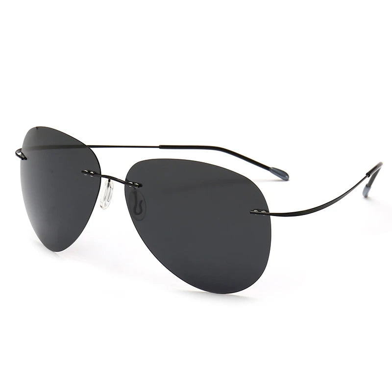 Gafas de Sol Caterside Polarizadas | Lentes Ultraligeras de Aleación de Titanio | Sin Montura